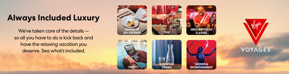 Book your next Virgin cruise with Nikki Hill Vacations.